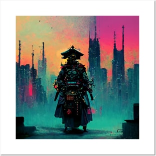 Augmented - Cyberpunk Samurai Posters and Art